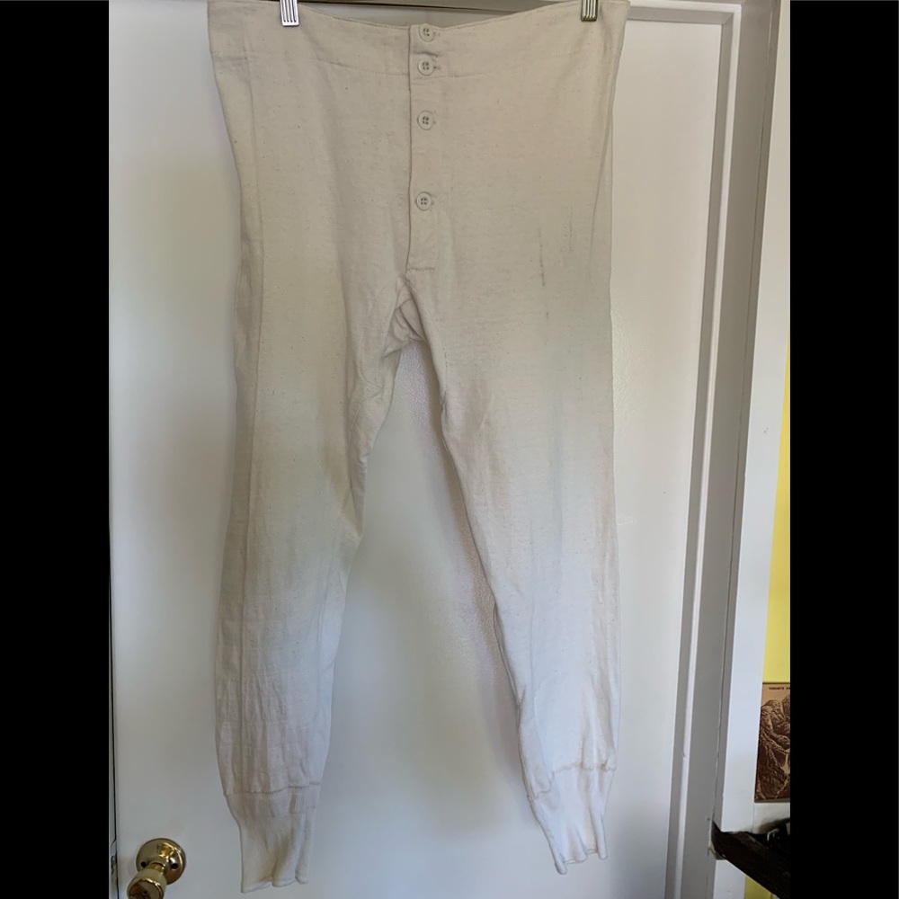 World War 2nd Dead Stock Cotton Long Johns 36w